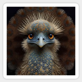 Ostrich Spirit, Beautiful Wildlife Sticker